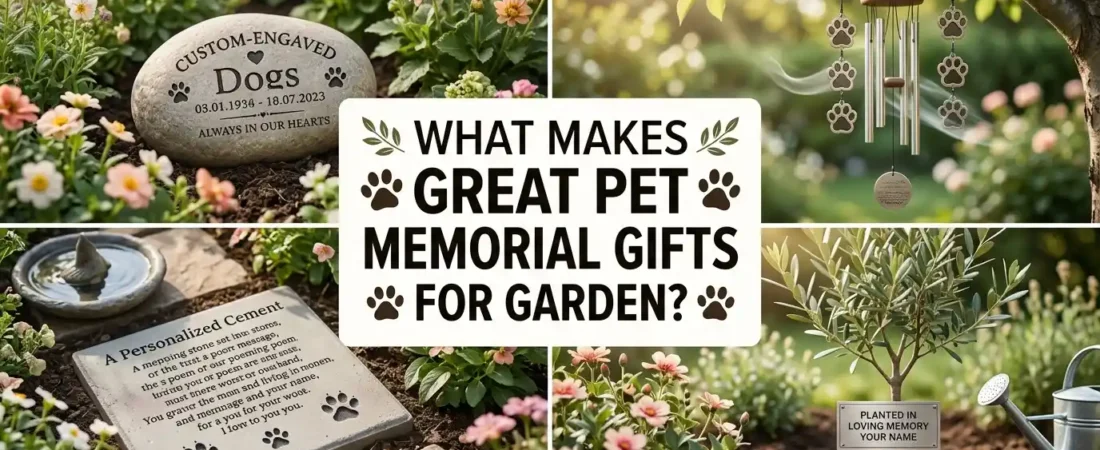 What Makes Great Pet Memorial Gifts for Garden?