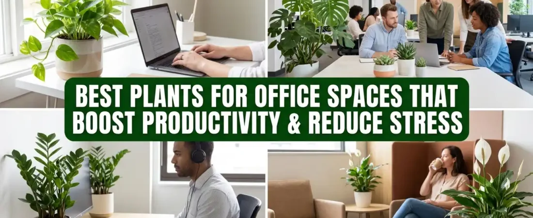 Best Plants for Office Spaces That Boost Productivity and Reduce Stress