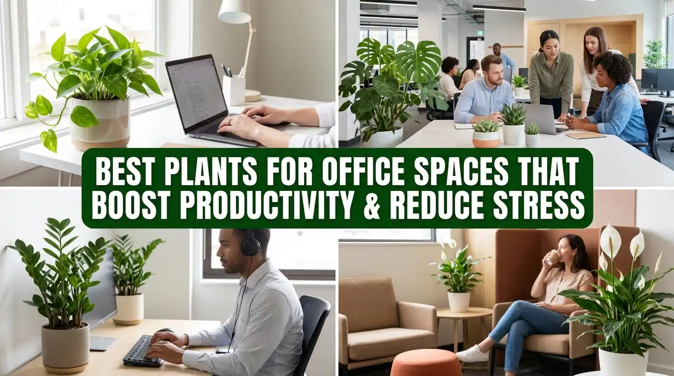 Best Plants for Office Spaces That Boost Productivity and Reduce Stress