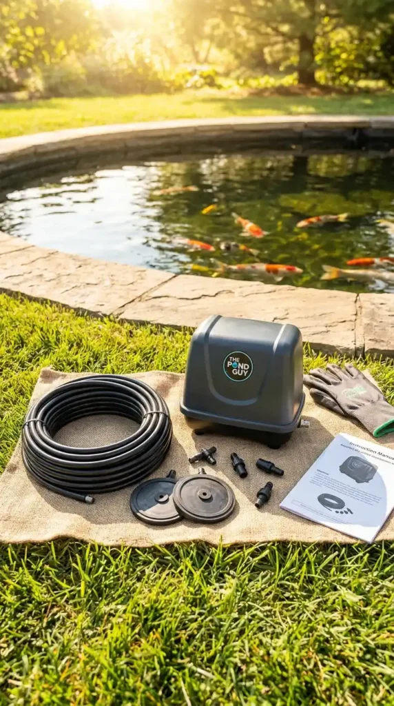 Pond Guy aeration kit installation