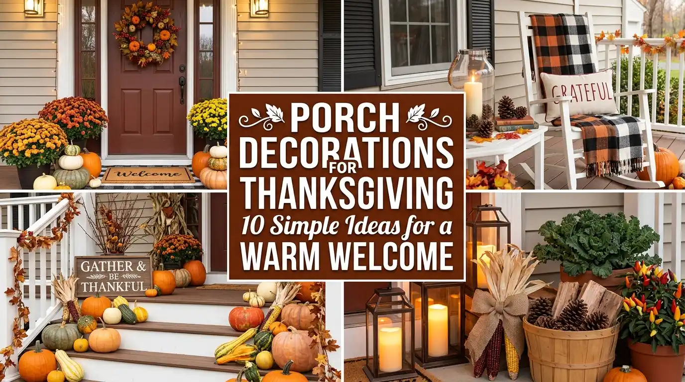 Porch Decorations for Thanksgiving — 10 Simple Ideas for a Warm Welcome