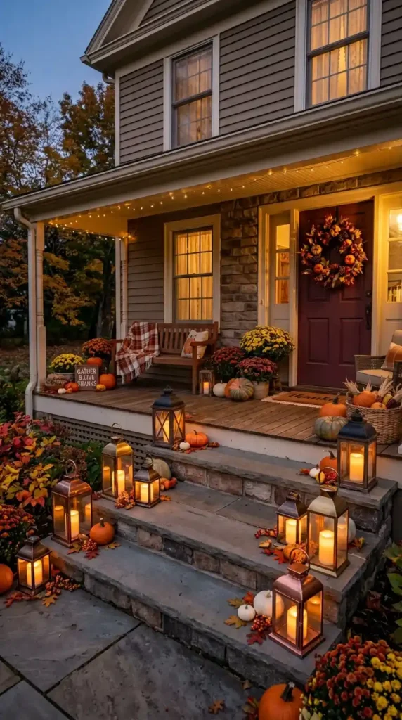 Porch decorations Thanksgiving