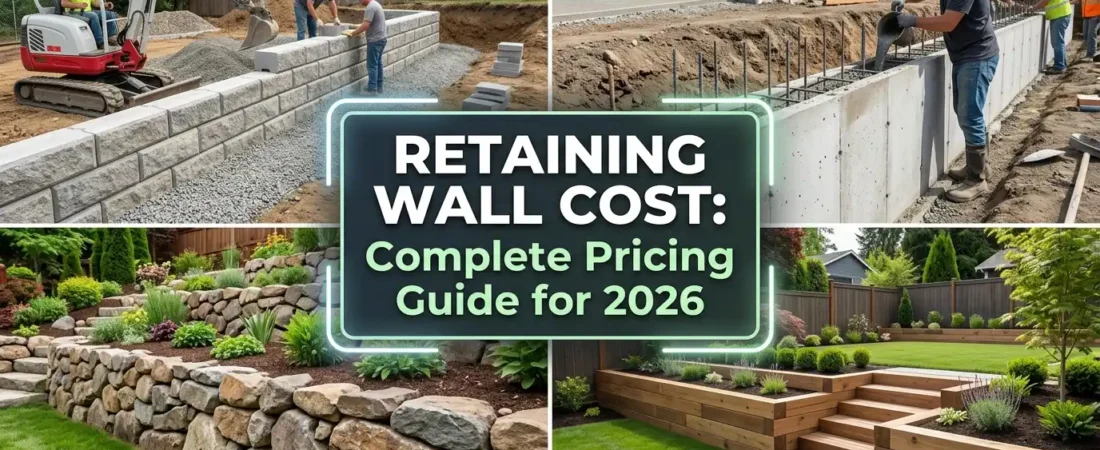 Retaining Wall Cost: Complete Pricing Guide for 2026