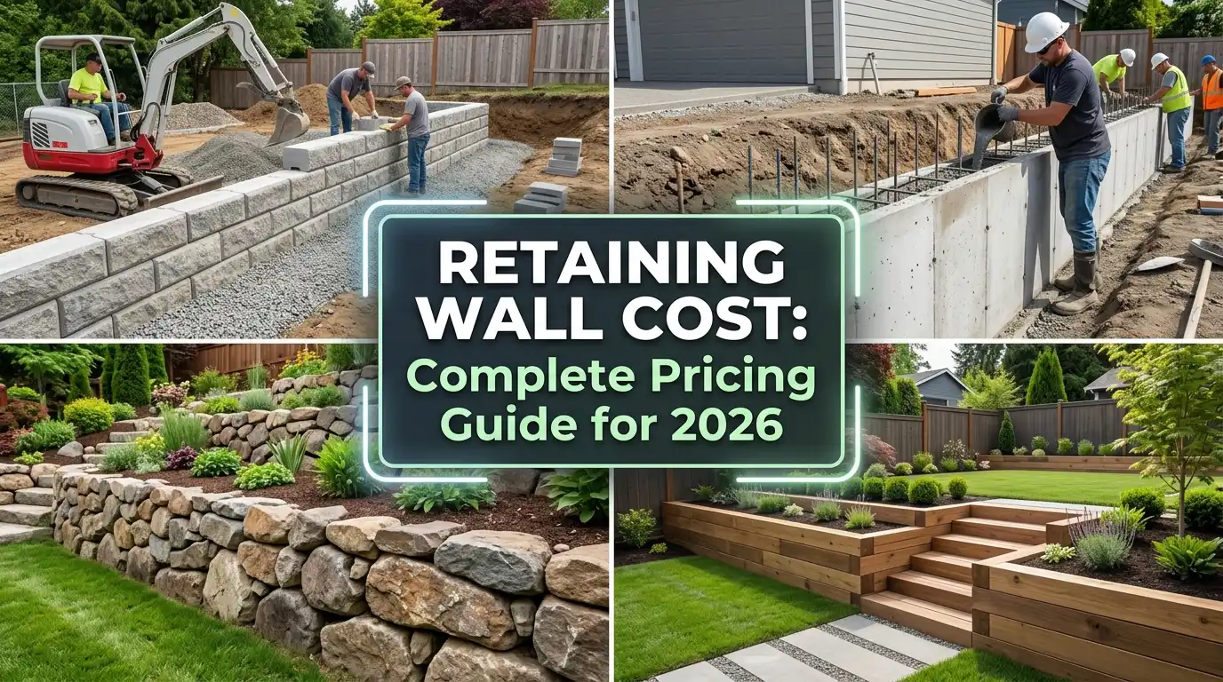 Retaining Wall Cost: Complete Pricing Guide for 2026