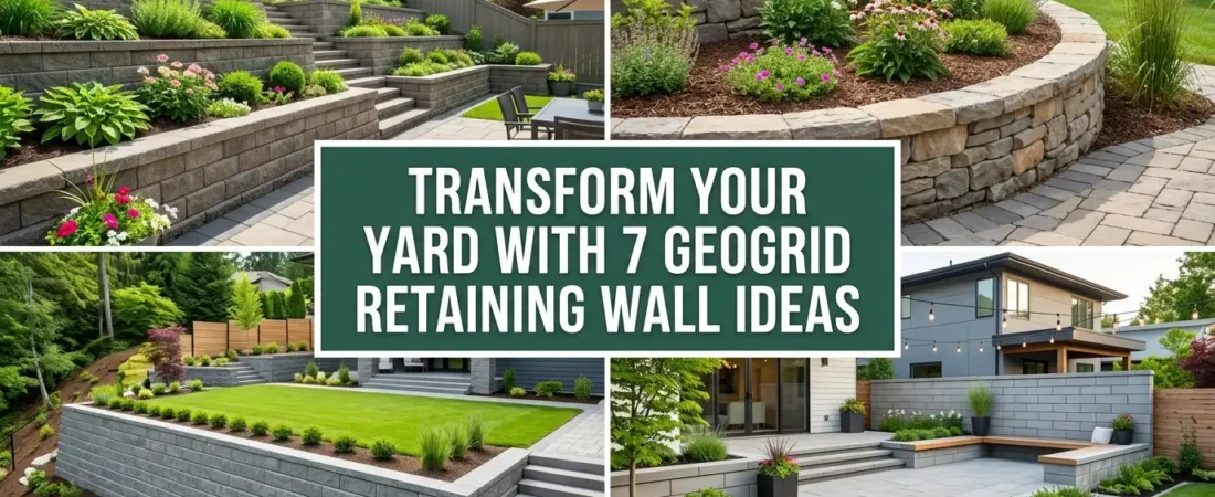 Transform Your Yard with 7 Geogrid Retaining Wall Ideas