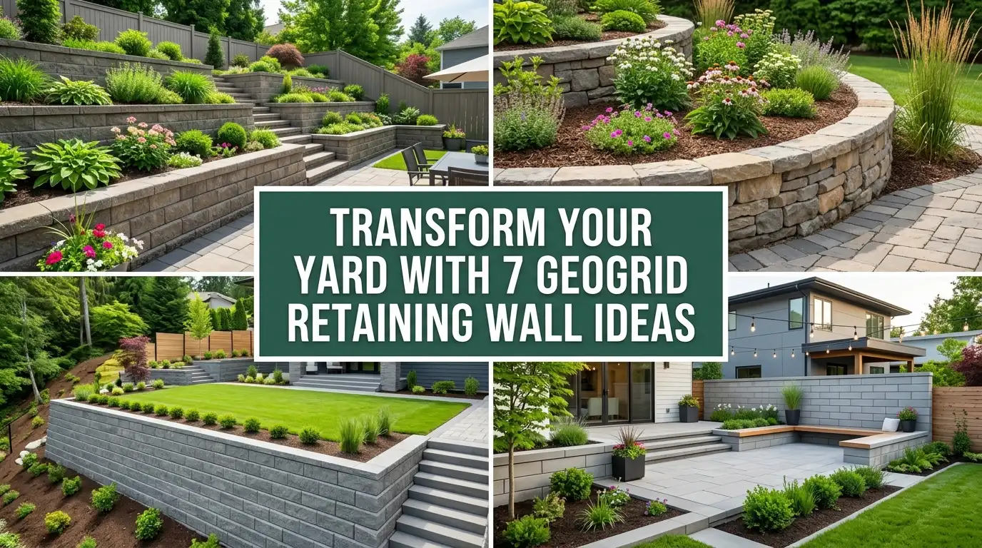 Transform Your Yard with 7 Geogrid Retaining Wall Ideas