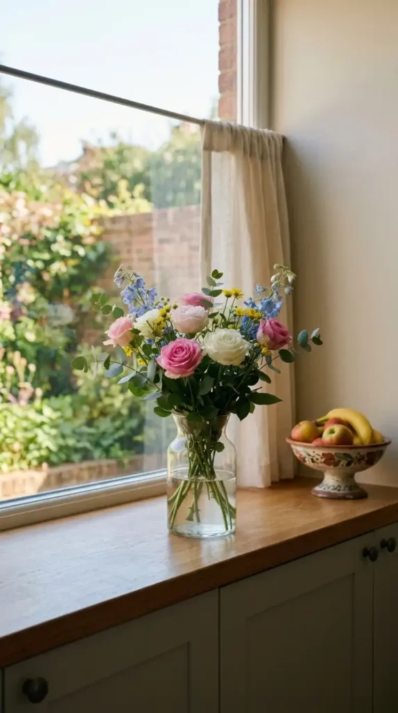 Save dying flowers placement