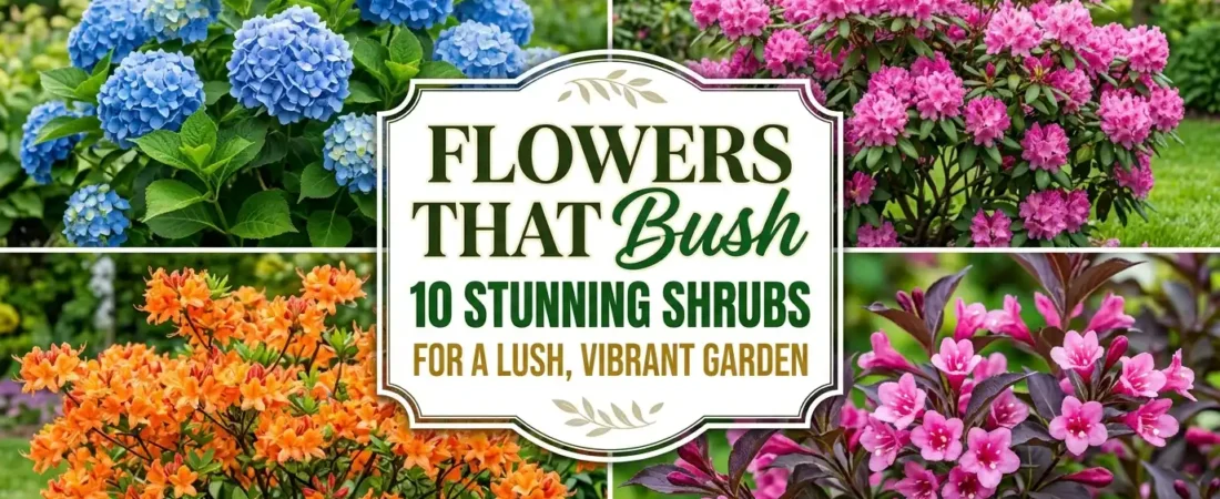 Flowers That Bush: 10 Stunning Shrubs for a Lush, Vibrant Garden
