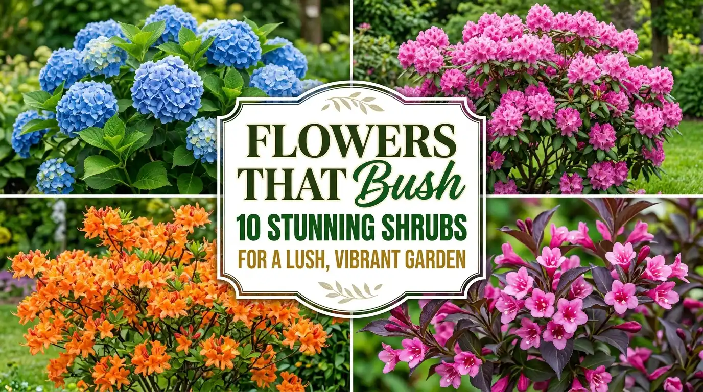 Flowers That Bush: 10 Stunning Shrubs for a Lush, Vibrant Garden