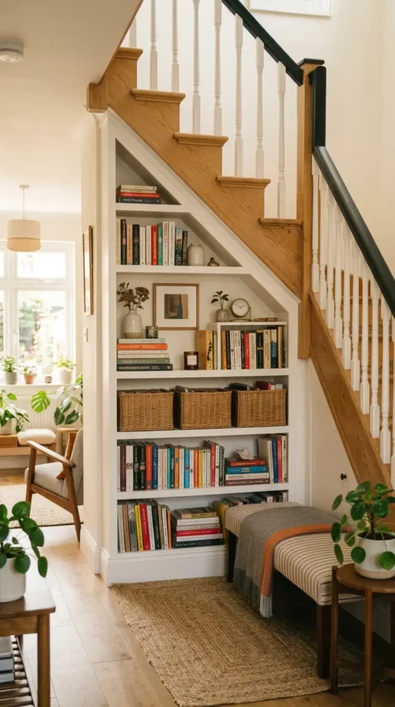 Small alcove storage solution