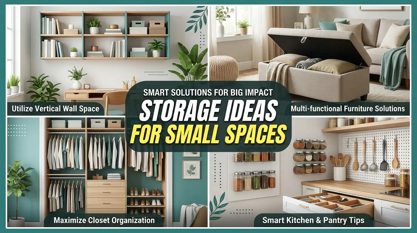 Storage Ideas for Small Spaces That Unlock Hidden Square Footage