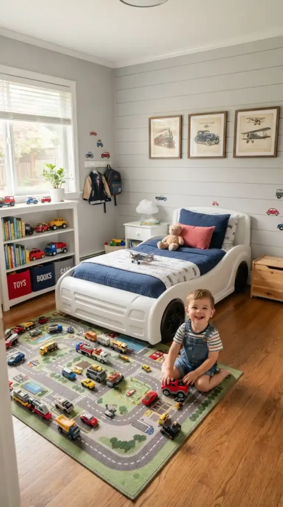 Toddler boy room transportation