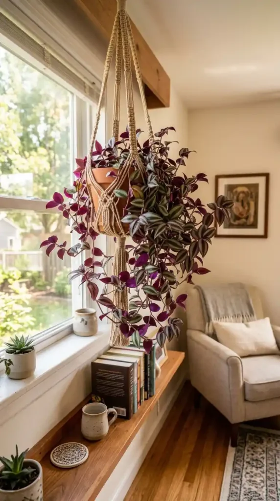 Tradescantia plant cascading