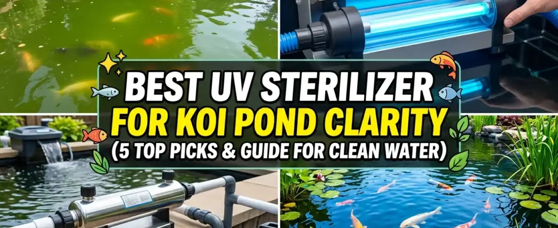 Best UV Sterilizer for Koi Pond Clarity (5 Picks)