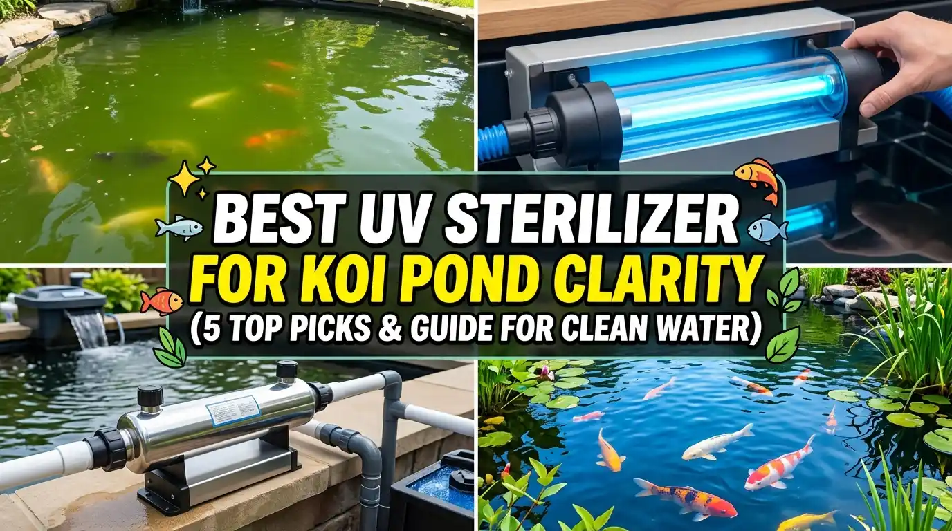 Best UV Sterilizer for Koi Pond Clarity (5 Picks)