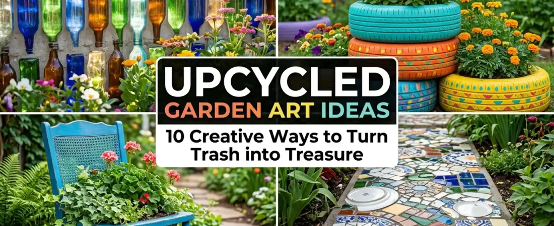 Upcycled Garden Art Ideas — 10 Creative Ways to Turn Trash into Treasure
