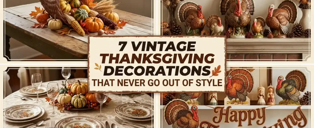 7 Vintage Thanksgiving Decorations That Never Go Out of Style