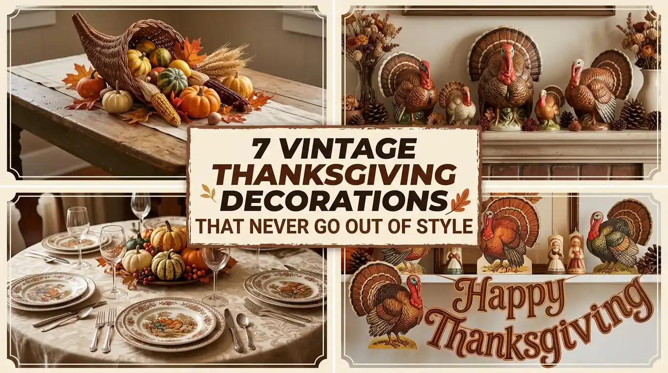 7 Vintage Thanksgiving Decorations That Never Go Out of Style