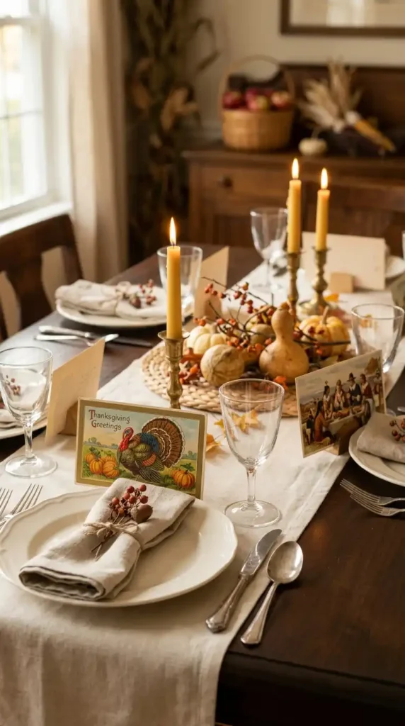 Vintage Thanksgiving postcards