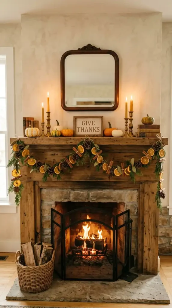 Vintage thanksgiving decorations