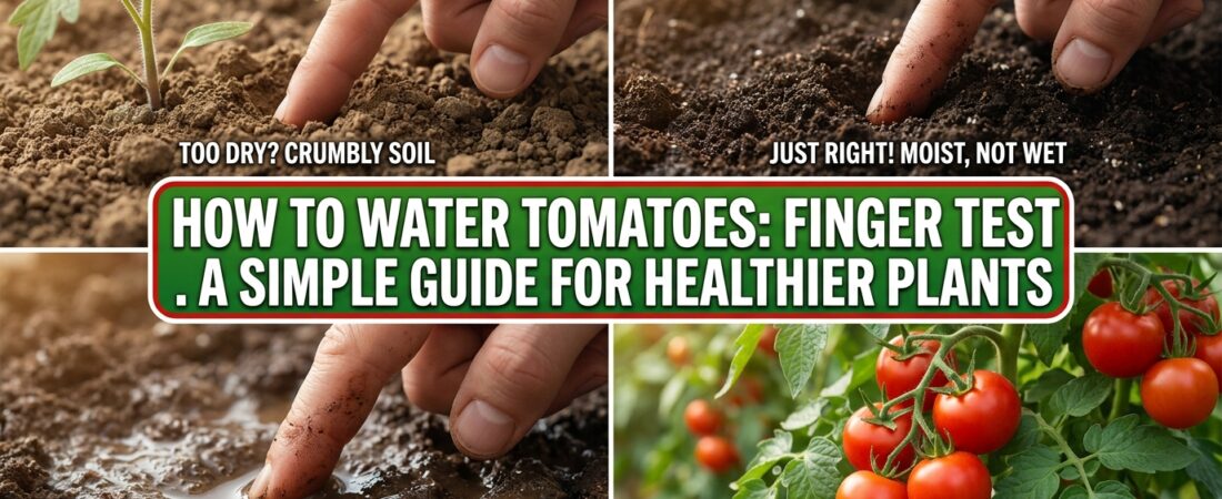 How to Water Tomatoes Finger Test: A Simple Guide for Healthier Plants