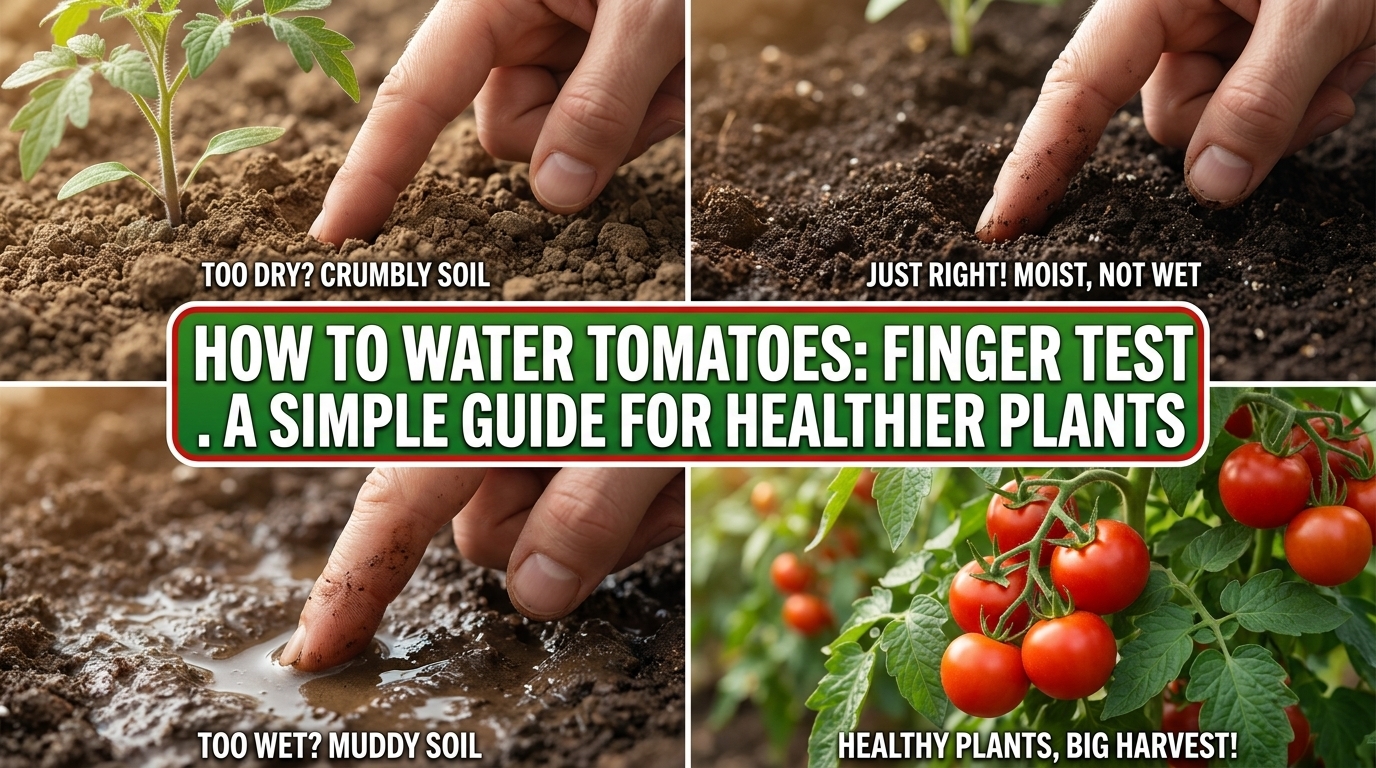 How to Water Tomatoes Finger Test: A Simple Guide for Healthier Plants