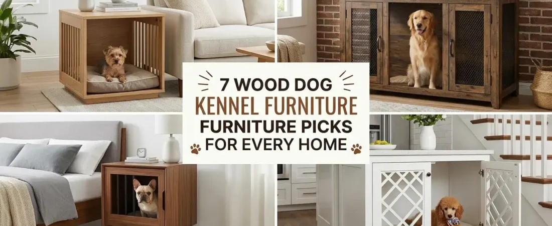 7 Wood Dog Kennel Furniture Picks for Every Home
