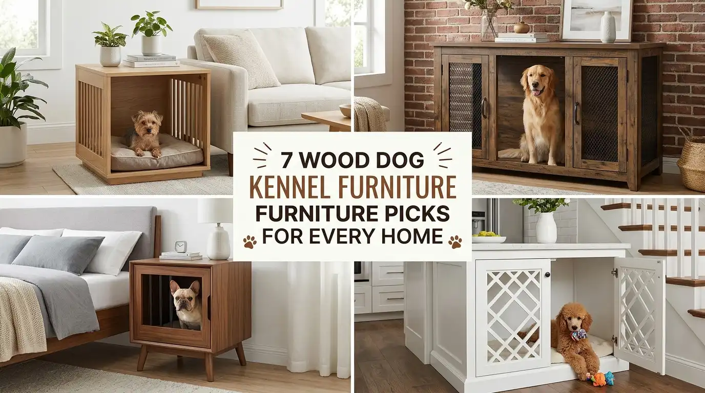 7 Wood Dog Kennel Furniture Picks for Every Home