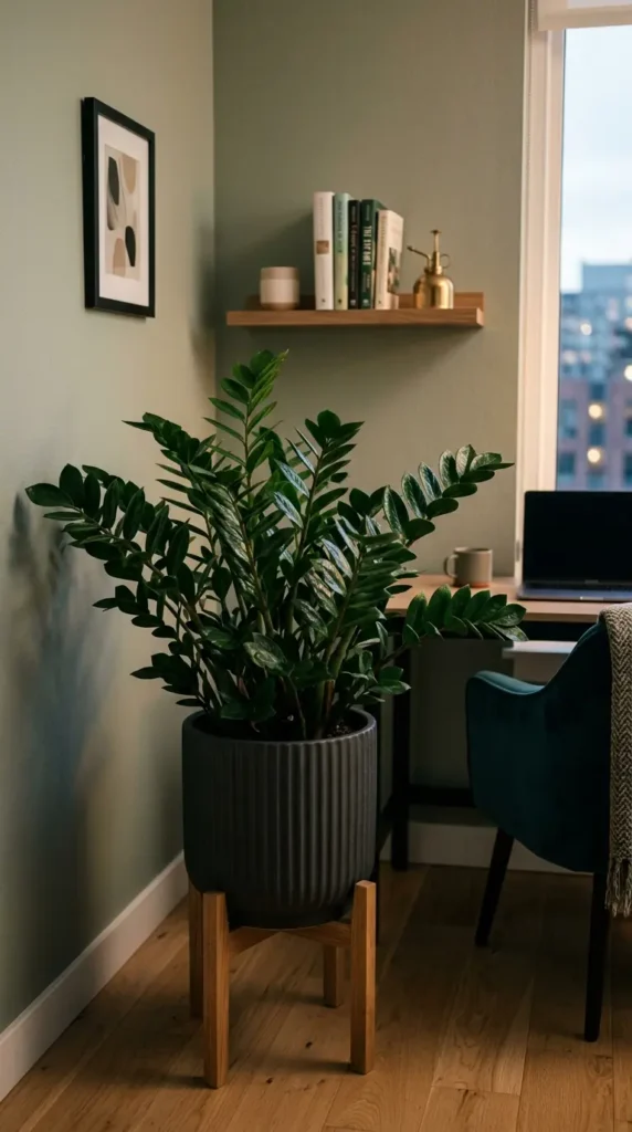 ZZ plant in office
