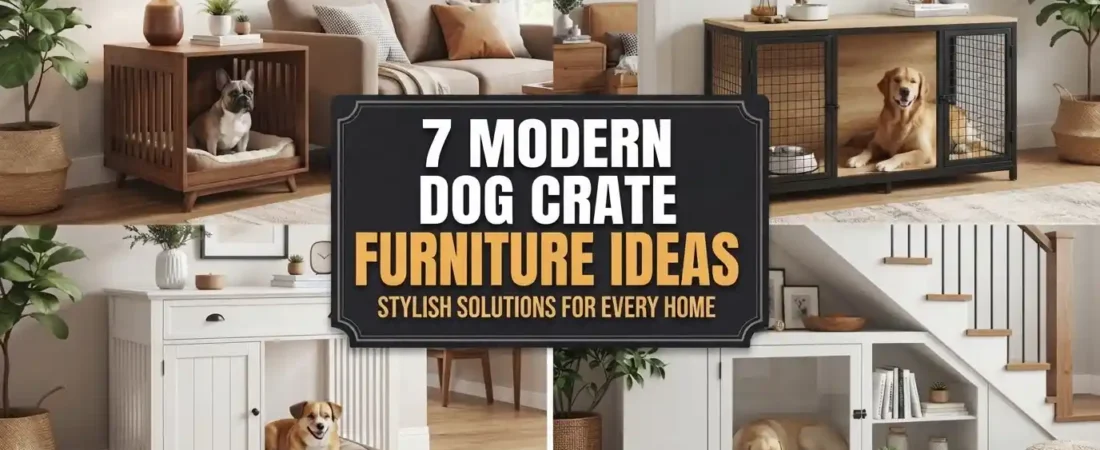 7 Modern Dog Crate Furniture Ideas