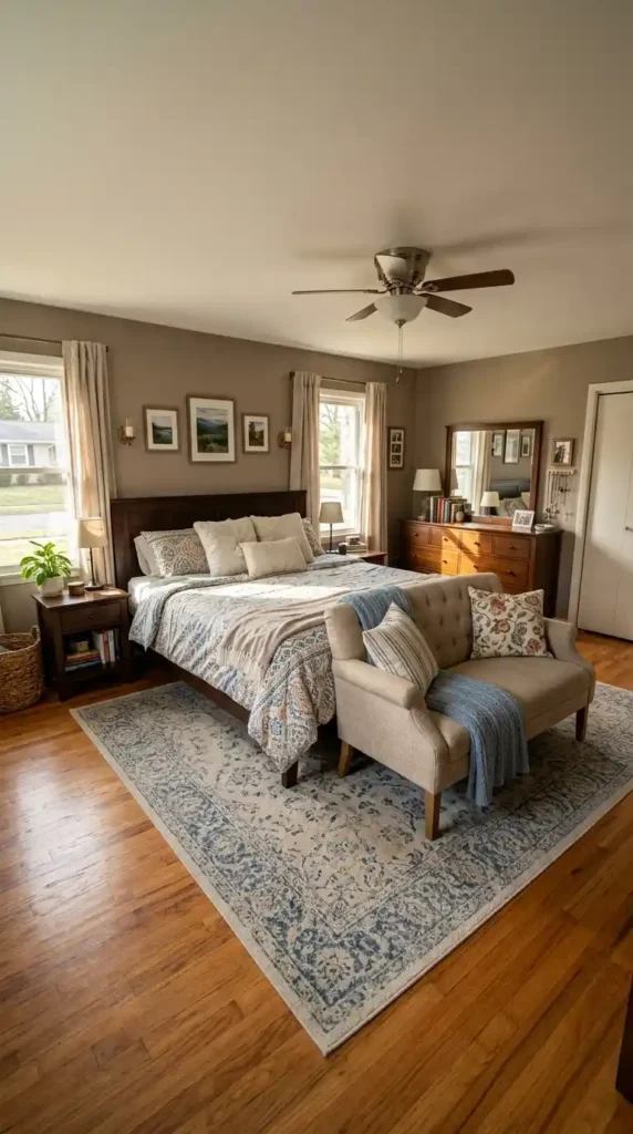 American master bedroom